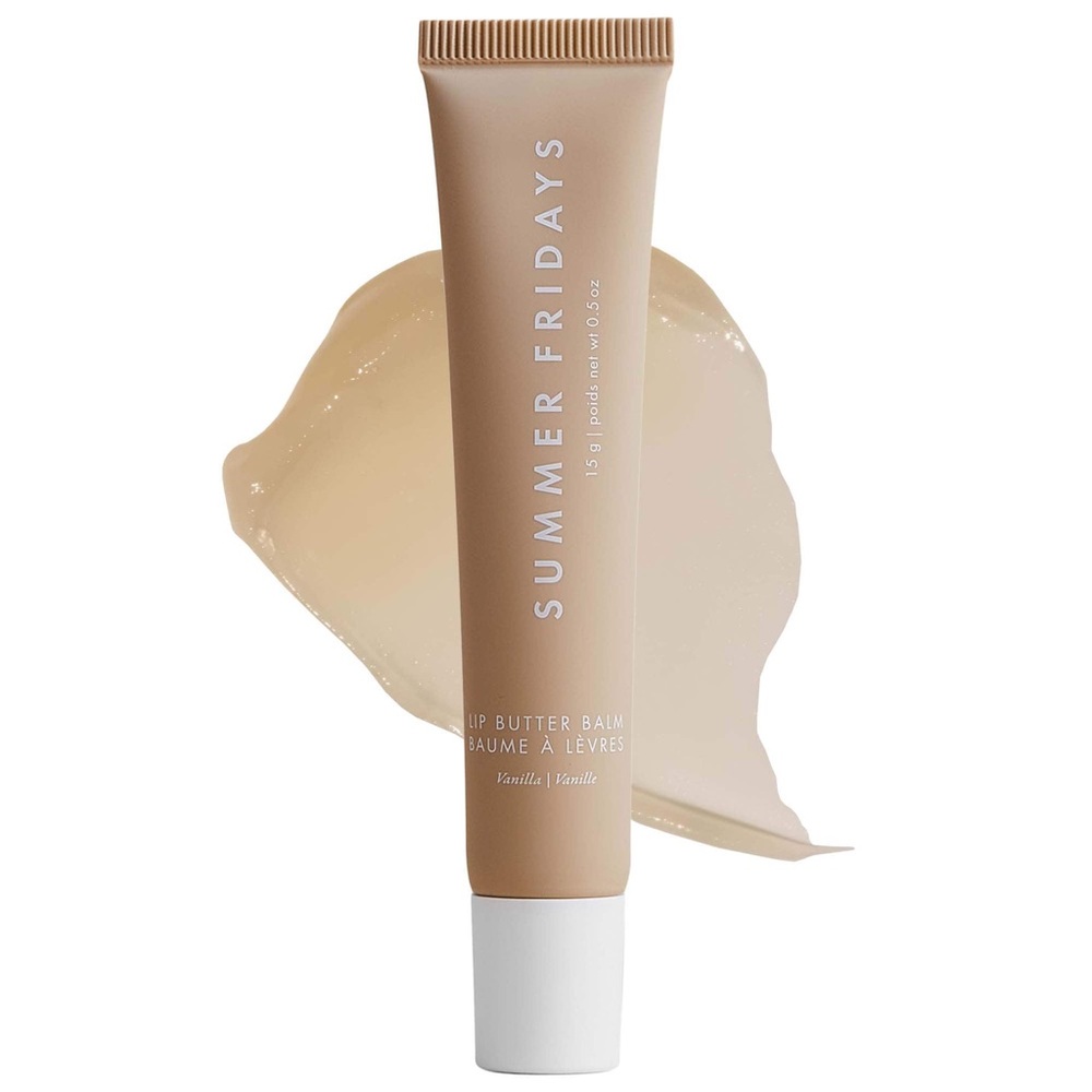 Summer Fridays Lip Butter Balm for Hydration & Shine - Vanilla - Sheer Clear
